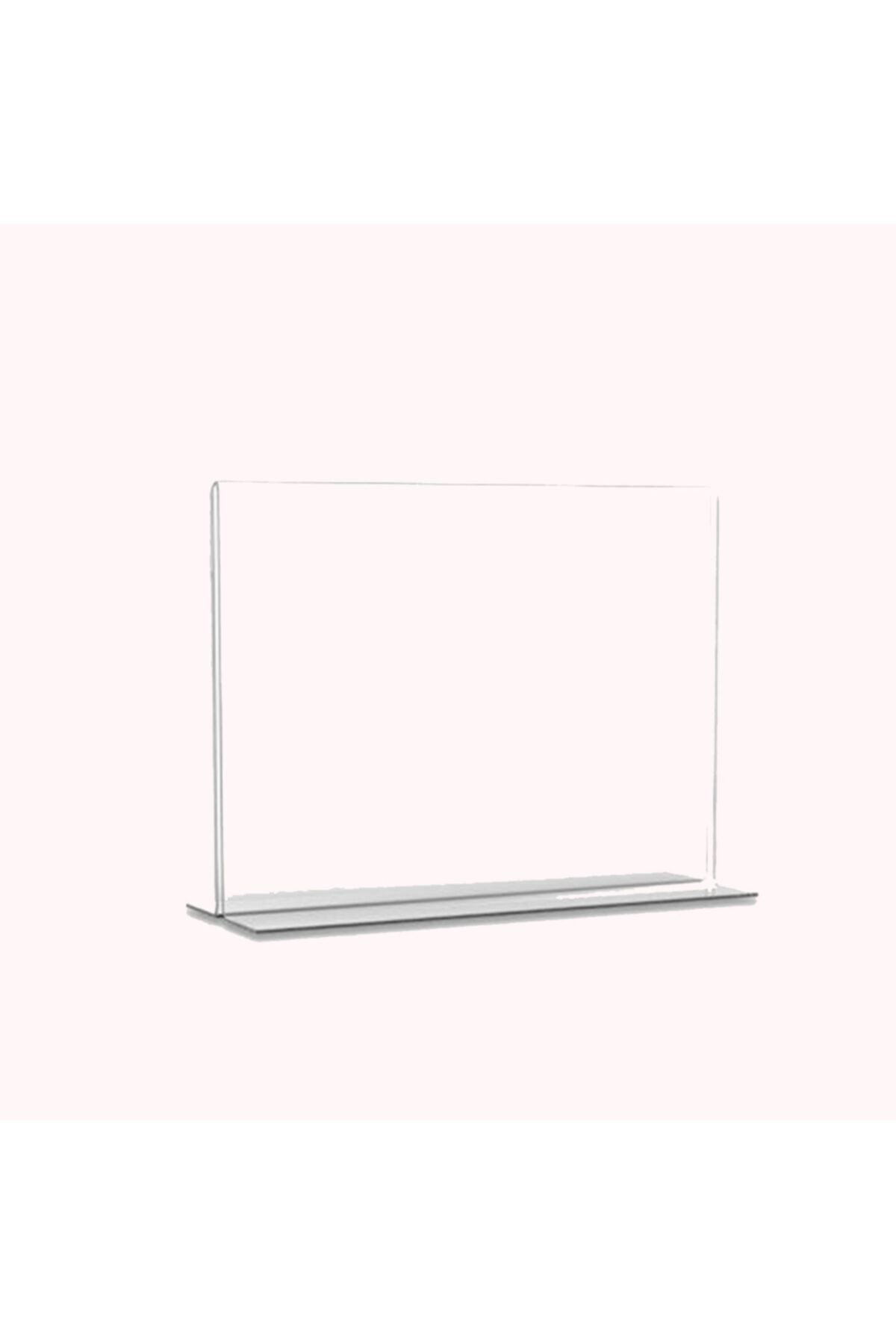 A4 T Type Horizontal Plexiglass Leaflet Holder (Pack of 10)