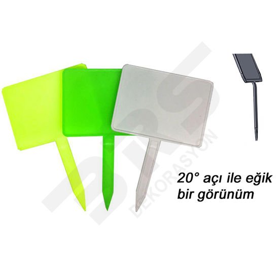 Plastik Baharat Kuruyemiş Etiketi Büyük Boy