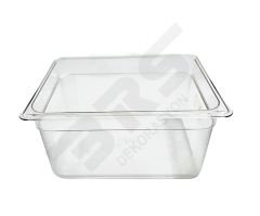 Pleksi Kapaklı Polikarbon Küvet Şeffaf Gn 1/2 (32.5 X 26.5 X 10)