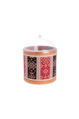 Kilim Desenli Kuruyemiş Baharat Bakliyat Şarküteri Kova 3lü Takım
