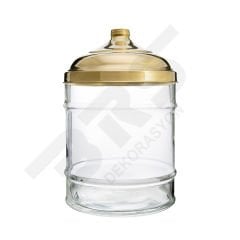 Draje Şeker, Reçel,  Baharat Kuruyemiş Kahve Kavanozu 19x15