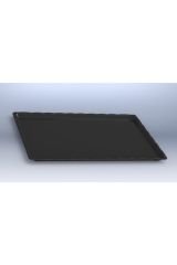 Kırılmaz Polikarbon Siyah Tepsi 27.5x42.5 (10'lu Paket)
