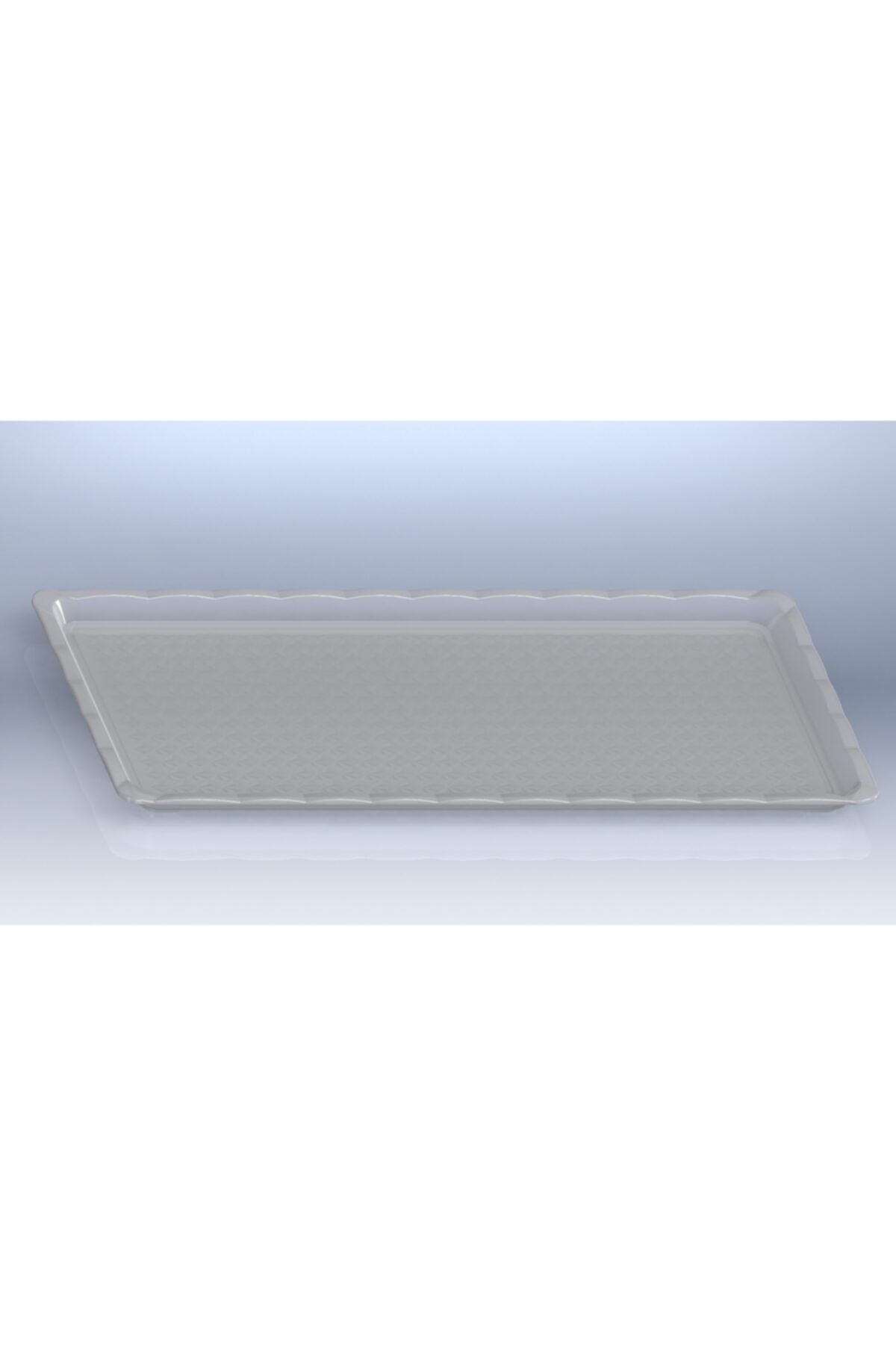Kırılmaz Polikarbon Şeffaf Tepsi 22*32 (10'LU PAKET)