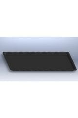 Kırılmaz Polikarbon Siyah Tepsi 22x32 (10'LU PAKET)
