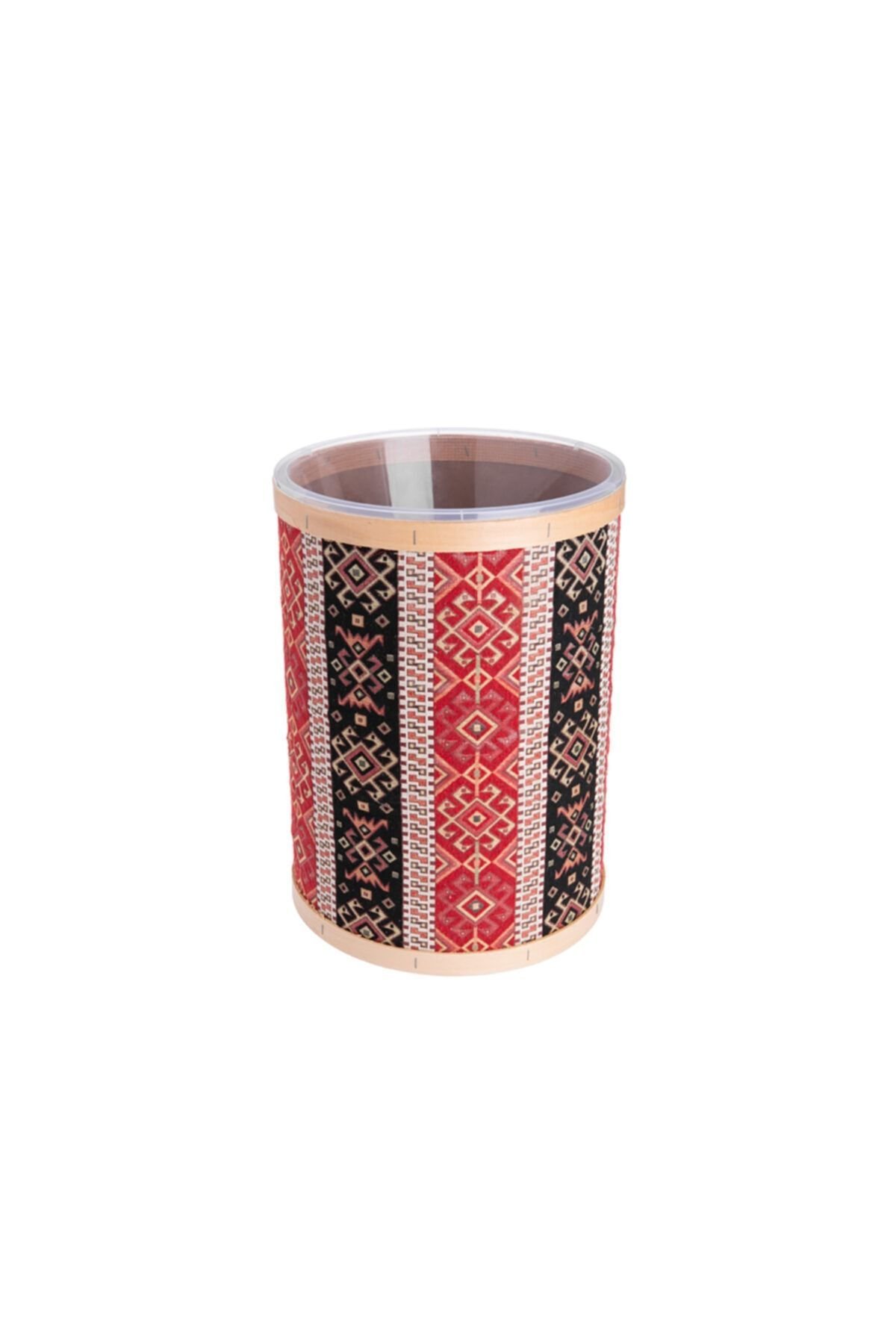Kilim Desenli Kuruyemiş Baharat Bakliyat Kovası Leğenli 35x50