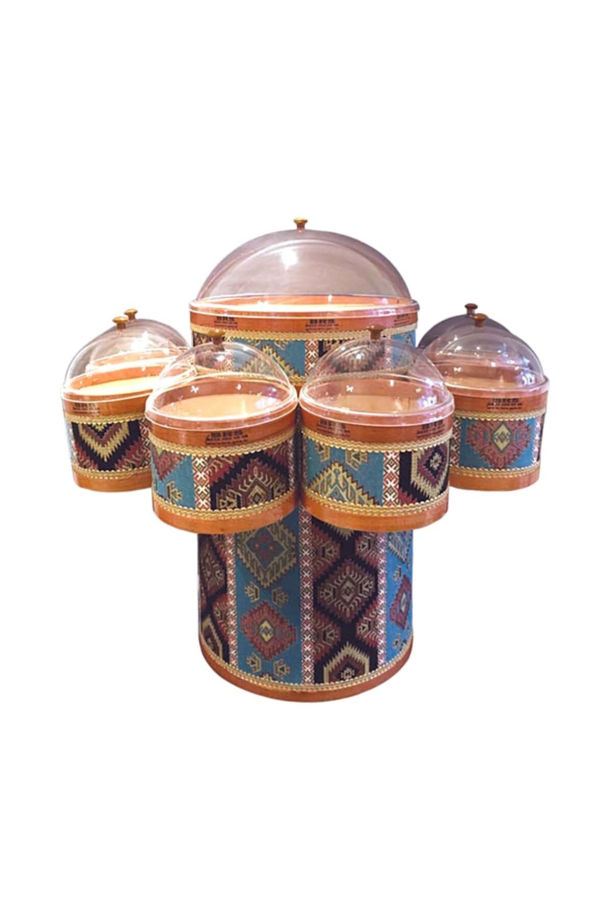 Dokuzlu Baharat Bakliyat Pleksi Kapaklı Kuruyemiş Kovası