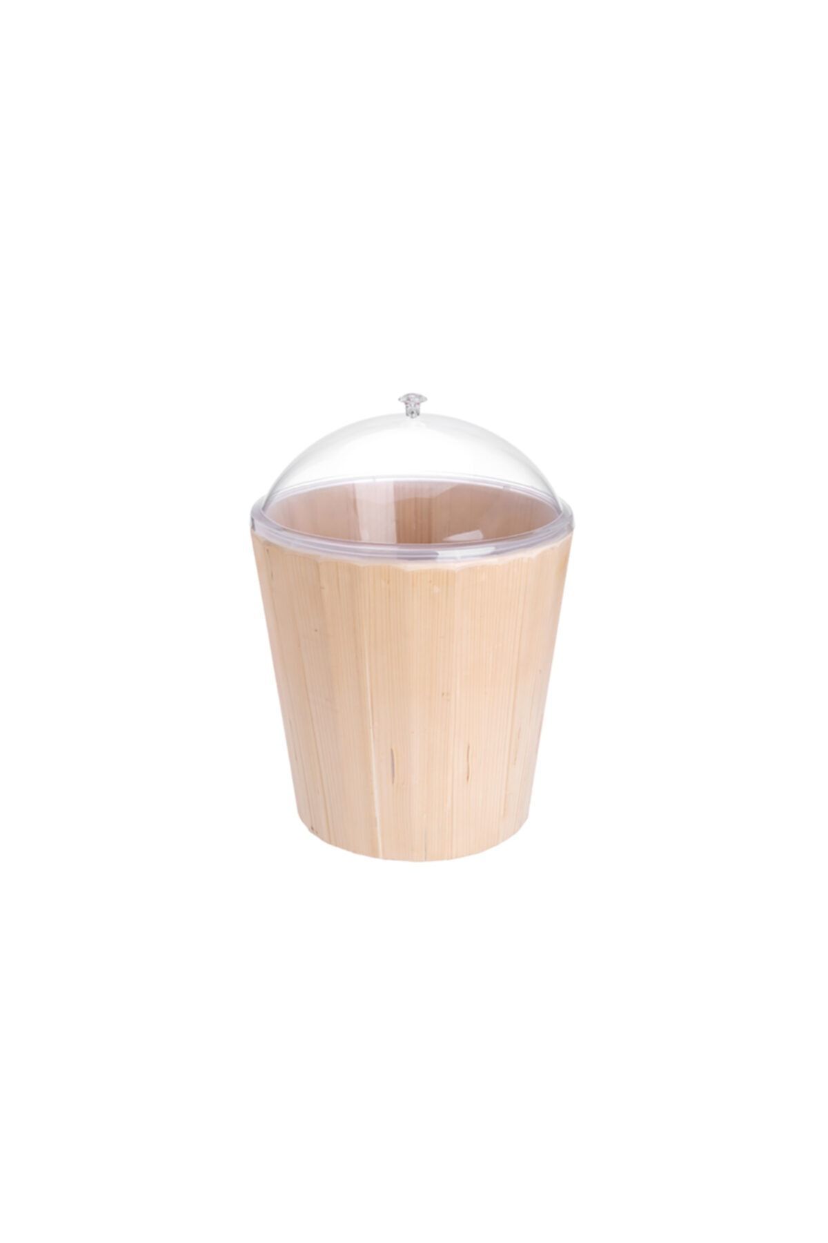 Zeytin Turşu Tereyağ Fıçısı Pleksi Kapaklı Takım 35x35