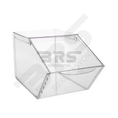 Sürgülü Şeffaf Pleksi Teşhir Kutusu 20x28H20cm