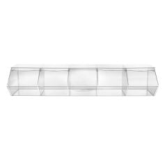 Sürgülü Şeffaf Pleksi Teşhir Kutusu 100x28H20cm