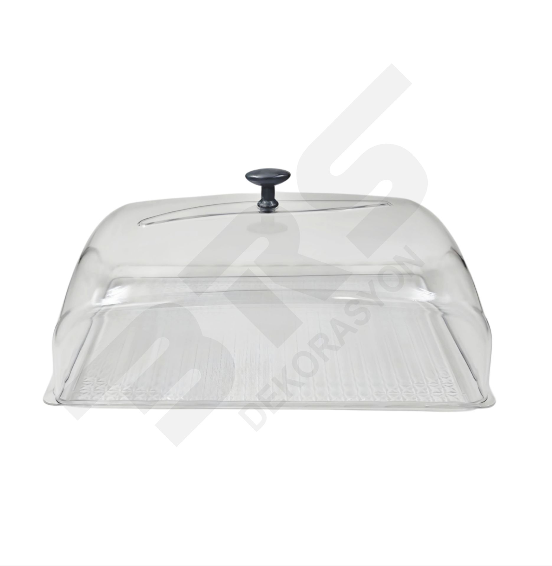 Lokum Teşhir Tepsisi Polikarbon Kapaklı 22x32cm NO:3