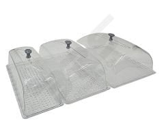 Lokum Teşhir Tepsisi Polikarbon Kapaklı 12x32cm NO:1