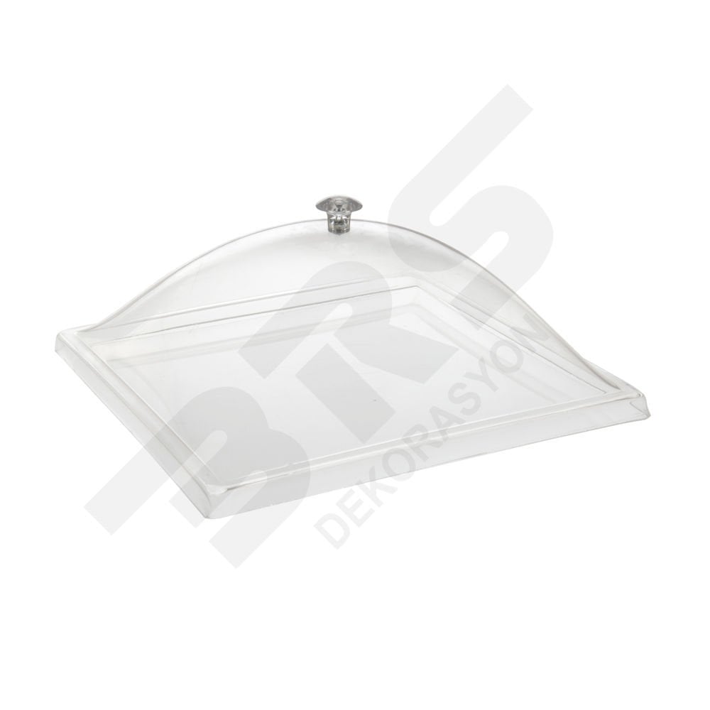 Şeffaf Bombeli Pleksi Kare Kapak 30x30cm