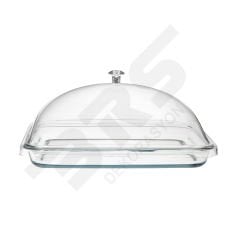 Şeffaf Bombeli Pleksi Borcam Kapağı 22x32