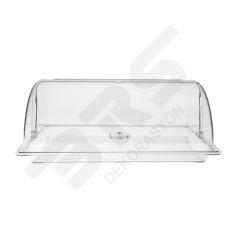 Açılır Kapanır Kapaklı Kırılmaz Teşhir Tepsisi 28x42