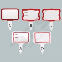 Spice and Dessert Label with Stud (Pack of 20)