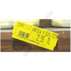 Şeffaf  Yapışkanlı Etiketlik (100 lü Paket)