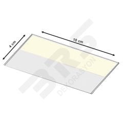 Şeffaf  Yapışkanlı Etiketlik (100 lü Paket)