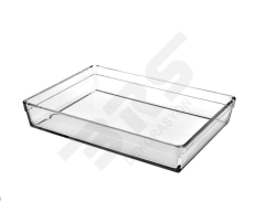 Pleksi Kapaklı Kare Borcam Paşabahçe Premium  59324 20X28