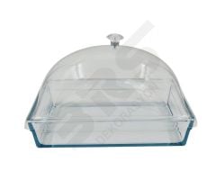 Pleksi Kapaklı Kare Borcam Paşabahçe Premium  59324 20X28