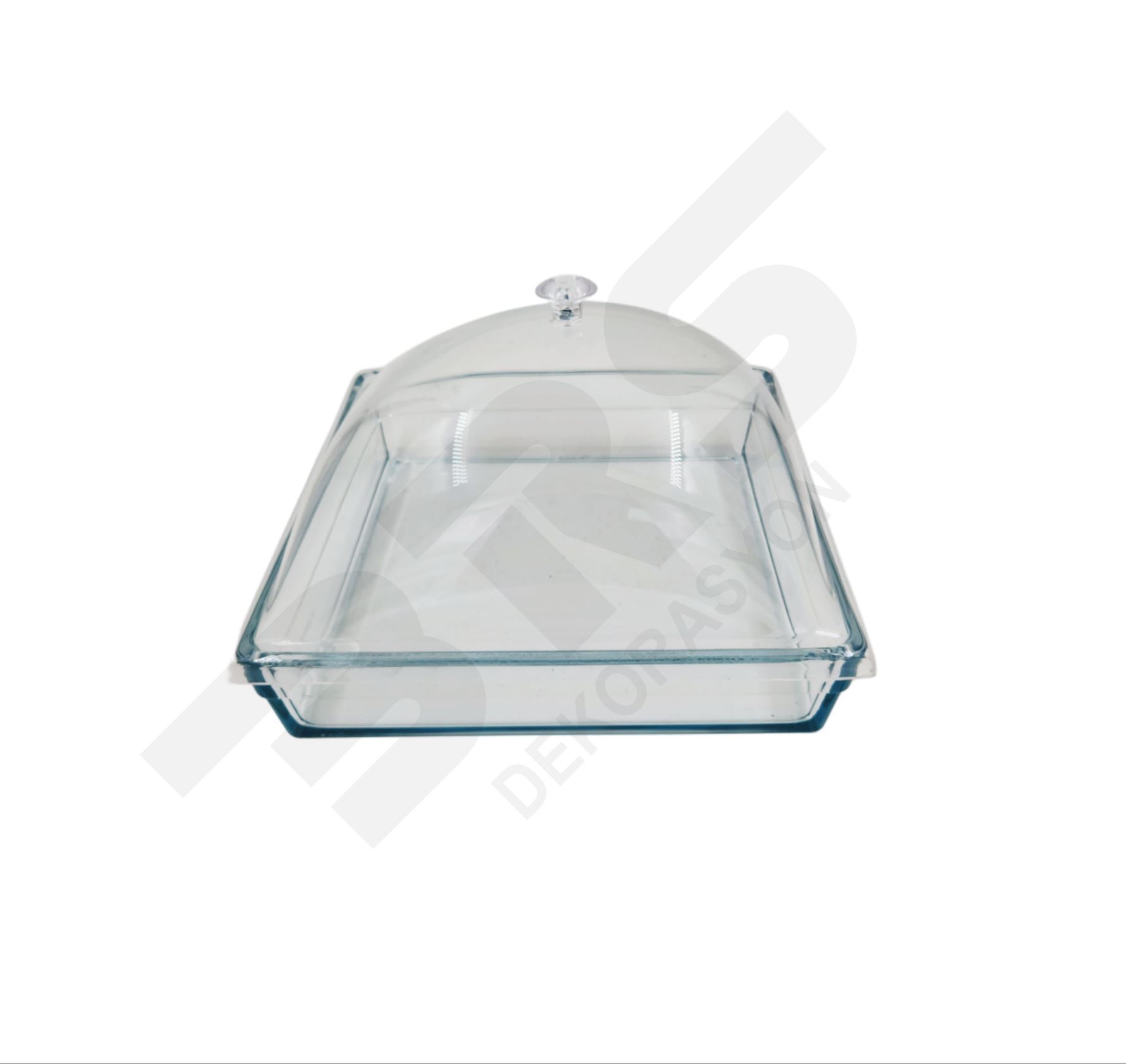 Pleksi Kapaklı Kare Borcam Paşabahçe Premium  59314 29x29cm