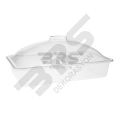 Fanus Kapaklı Dikdörtgen Gıda Kutusu 31x51h20 cm
