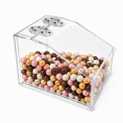 Pleksi Menteşeli Teşhir Bonbon Kutu 15x22h:15x9